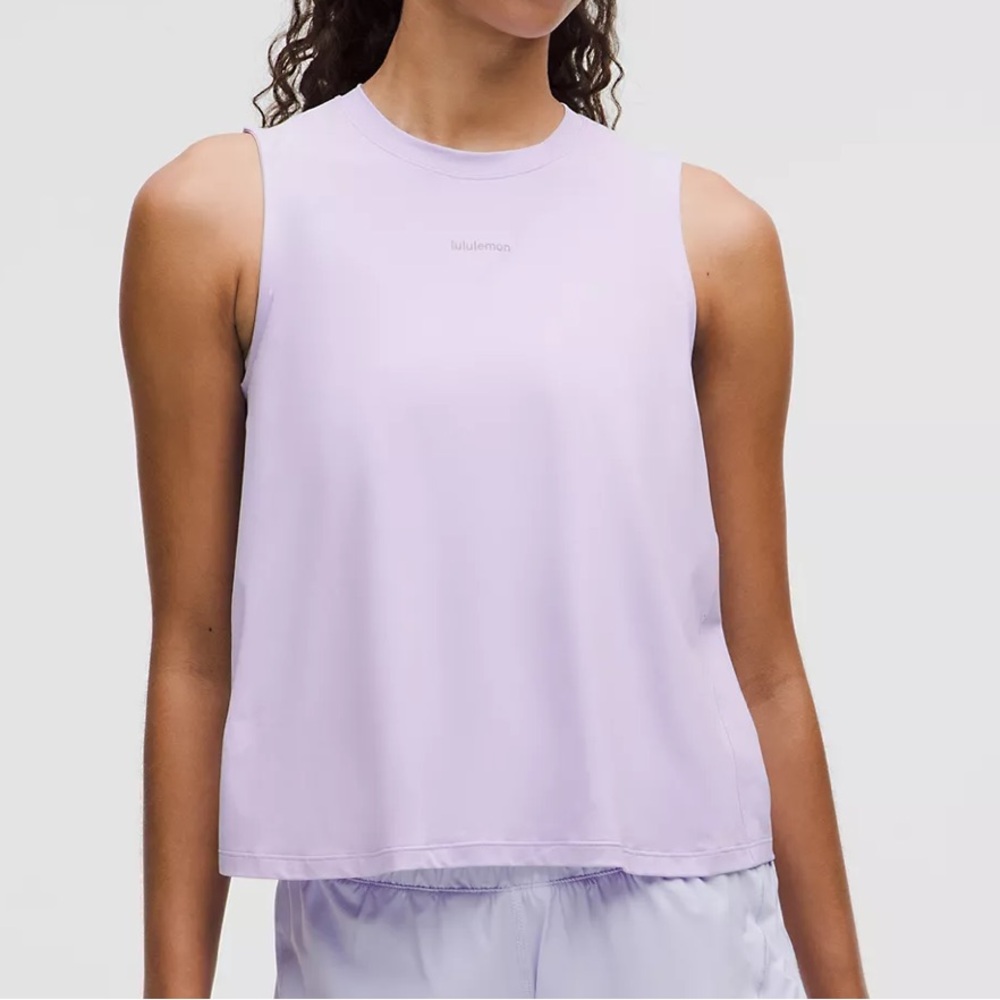 NWT Lululemon Pace Crush Cross Back Graphic Tank Top